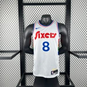 25th Season, 76ers, City Edition, No. 8