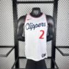 2025 Season, Clippers, Home, White, No. 2, Kawhi Leonard