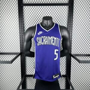 25th Season Kings Retro Jersey No. 5 De'Aaron Fox