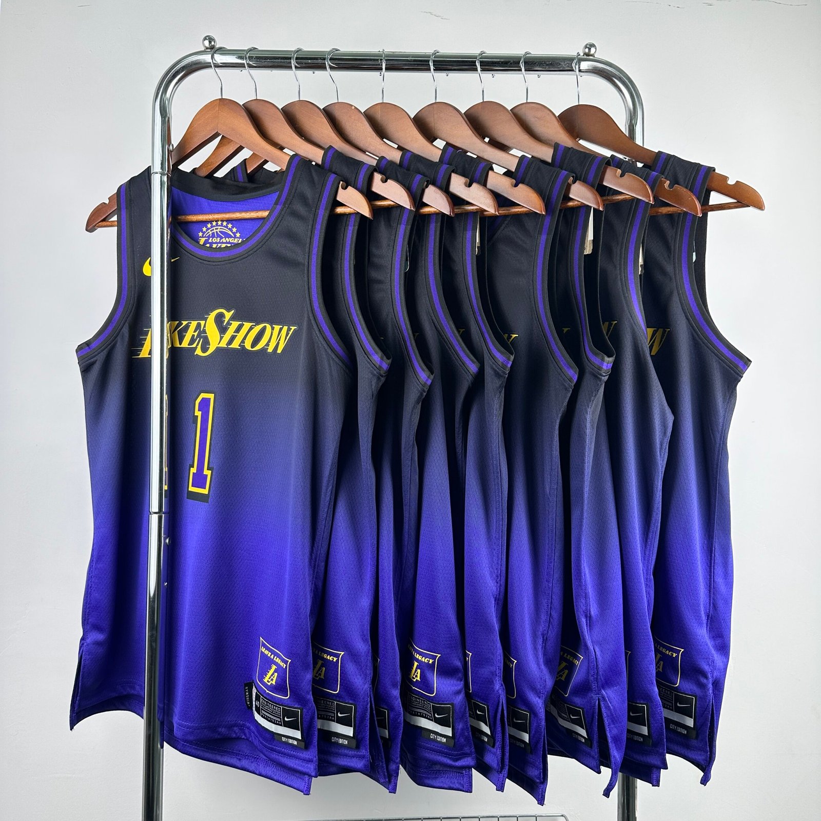 25th Season Lakers City Edition No. 6 James - Image 5