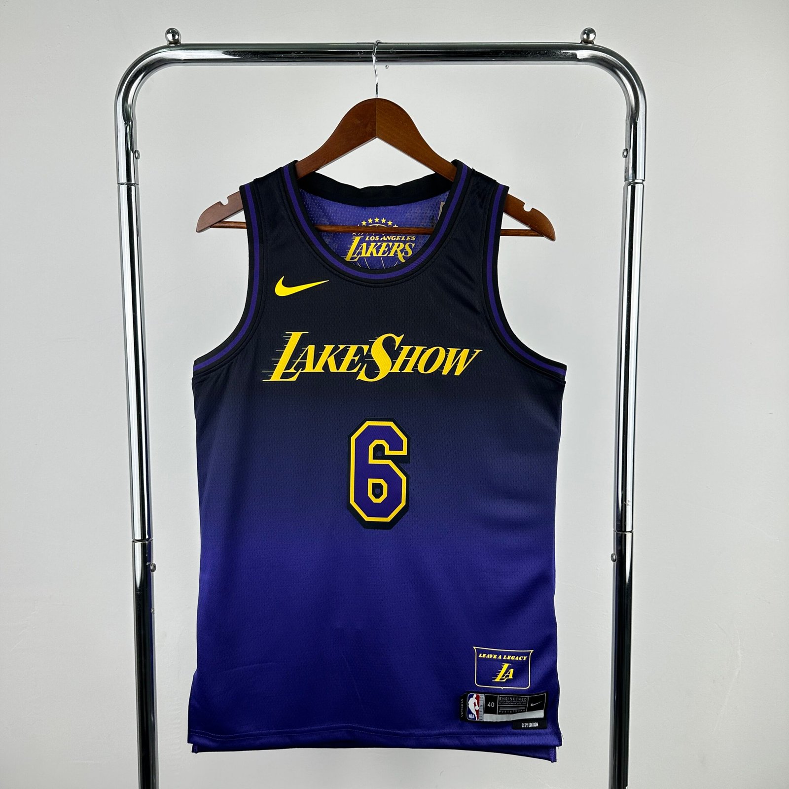 25th Season Lakers City Edition No. 6 James - Image 6