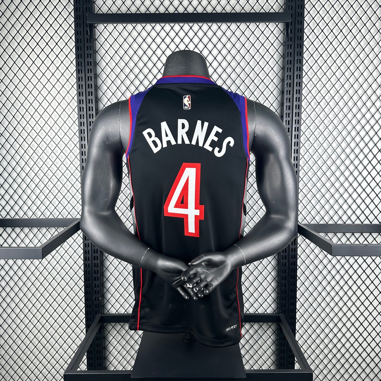 25th Season Raptors Retro No. 4 Barnes - Image 5