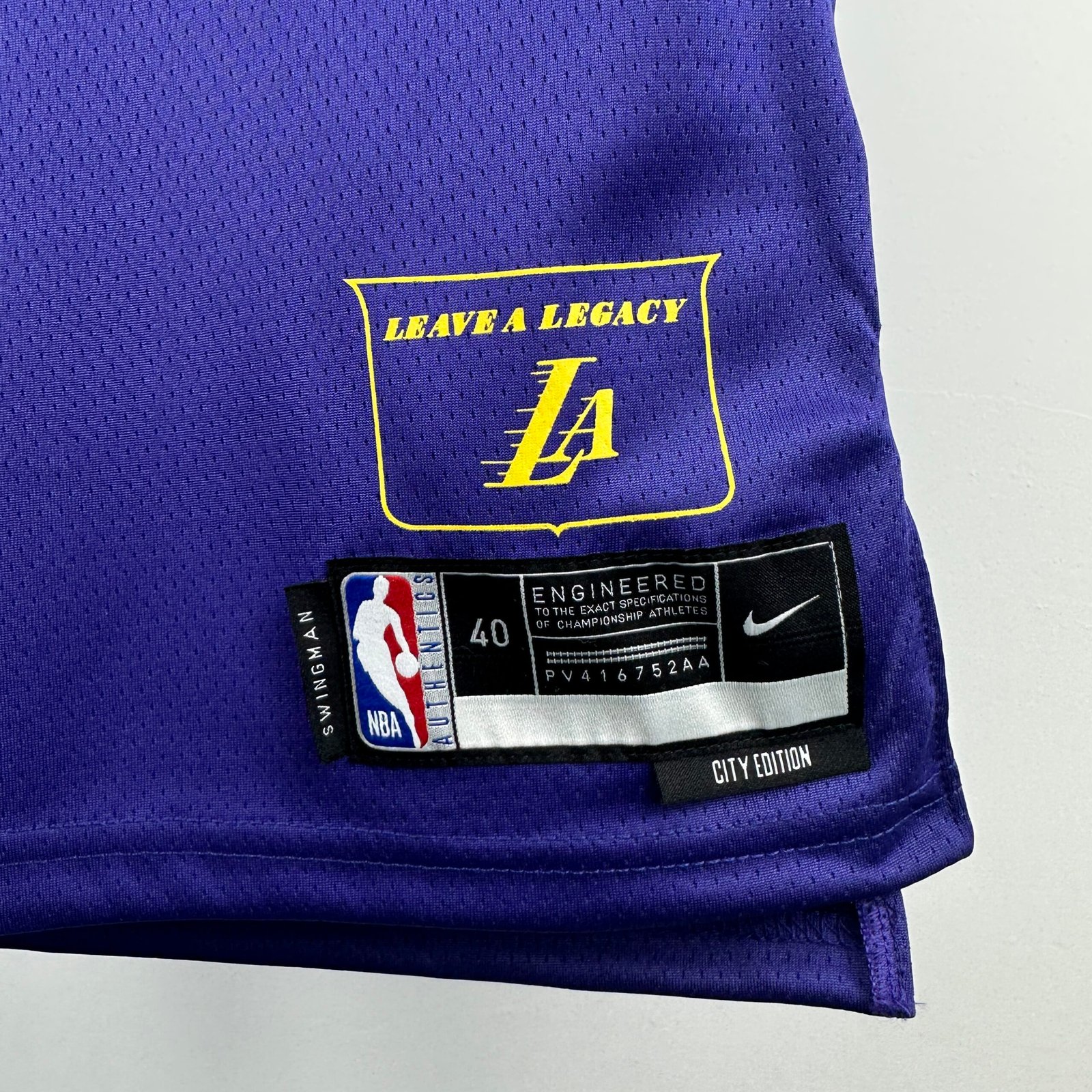 25th Season Lakers City Edition No. 6 James - Image 7