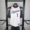2025 Season, Clippers, Home, White, No. 1, James Harden