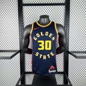 25th Season Warriors City Edition No. 30 Curry