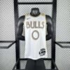 25th Season Bulls City Edition No. 0 White