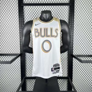25th Season Bulls City Edition No. 0 White