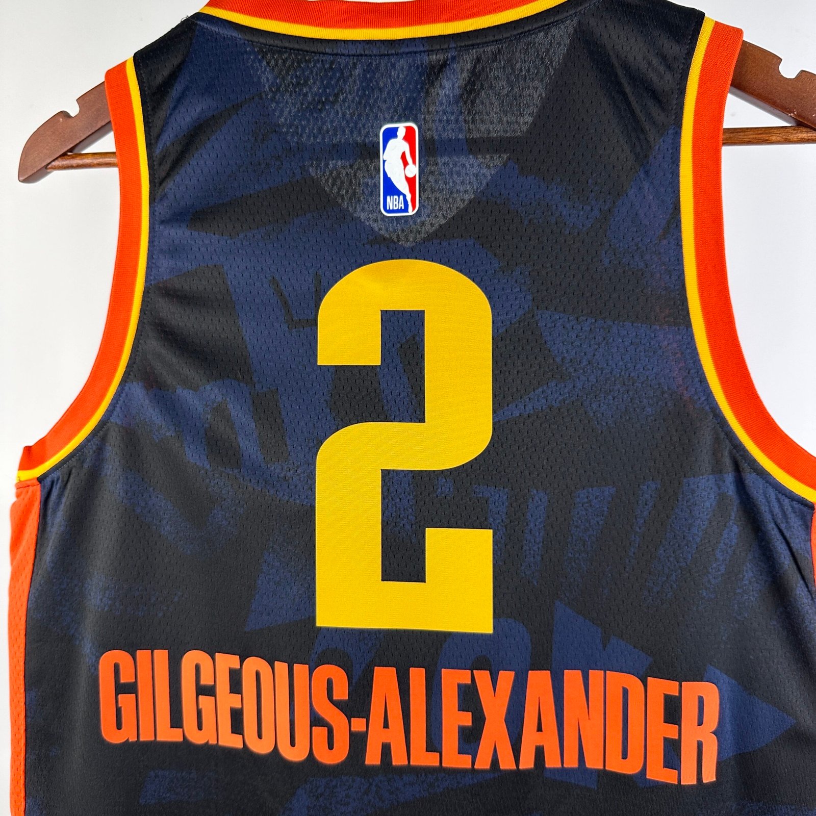2024 Season Oklahoma City Thunder City Edition No. 2 Shai Gilgeous-Alexander - Image 2
