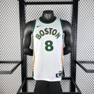 2024 Season Boston Celtics City Edition No. 8 Kristaps Porziņģis