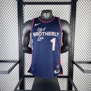 2024 Season Philadelphia 76ers City Edition No. 1 James Harden