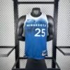 24th Season | Minnesota Timberwolves | City Edition | No. 25 | Derrick Rose