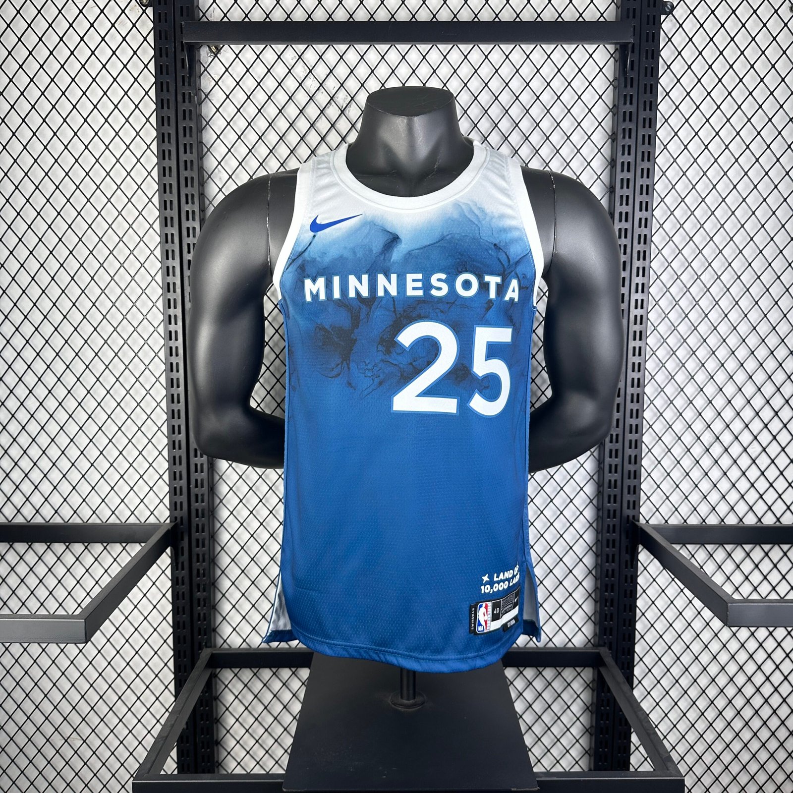 24th Season | Minnesota Timberwolves | City Edition | No. 25 | Derrick Rose