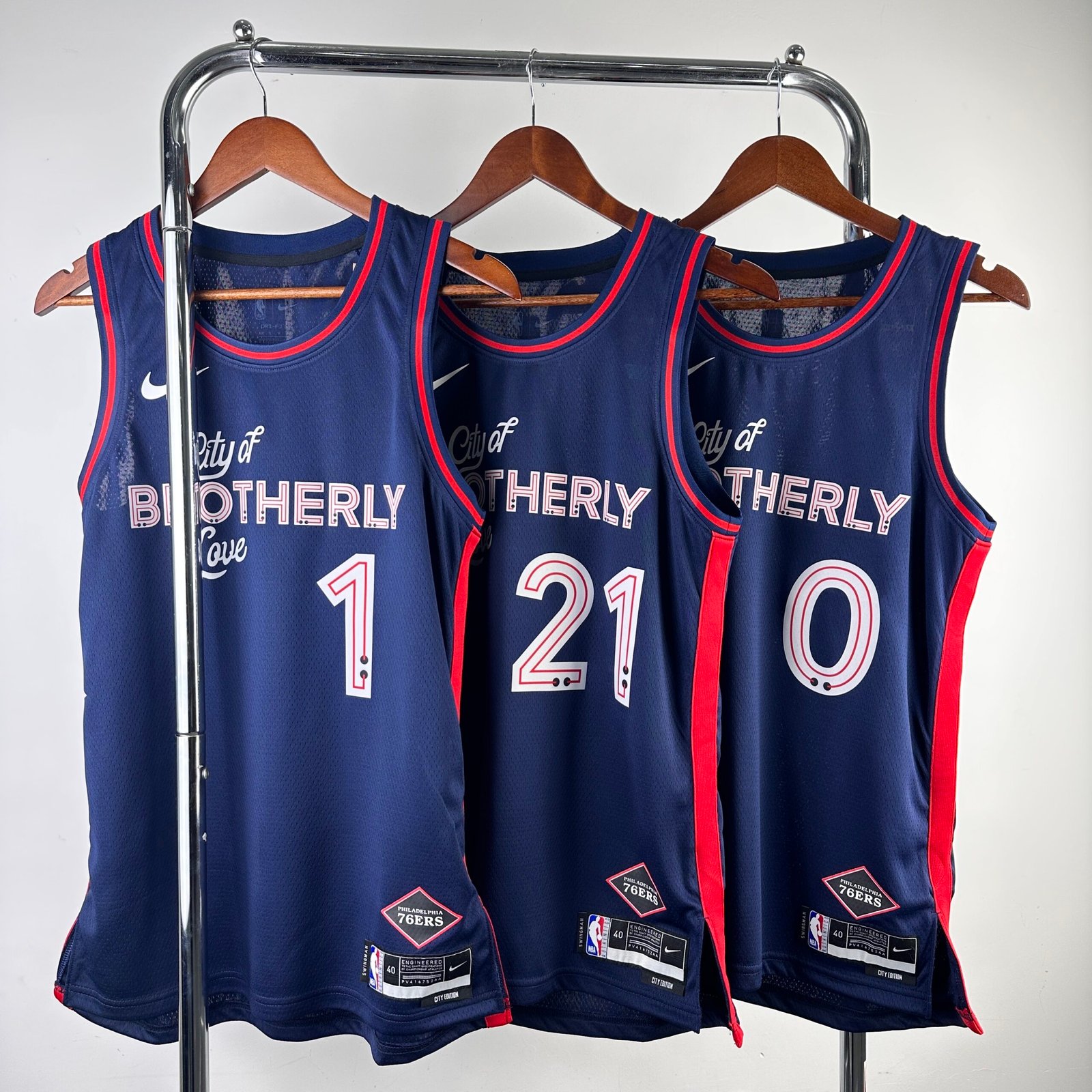 2024 Season Philadelphia 76ers City Edition No. 21 Joel Embiid - Image 3