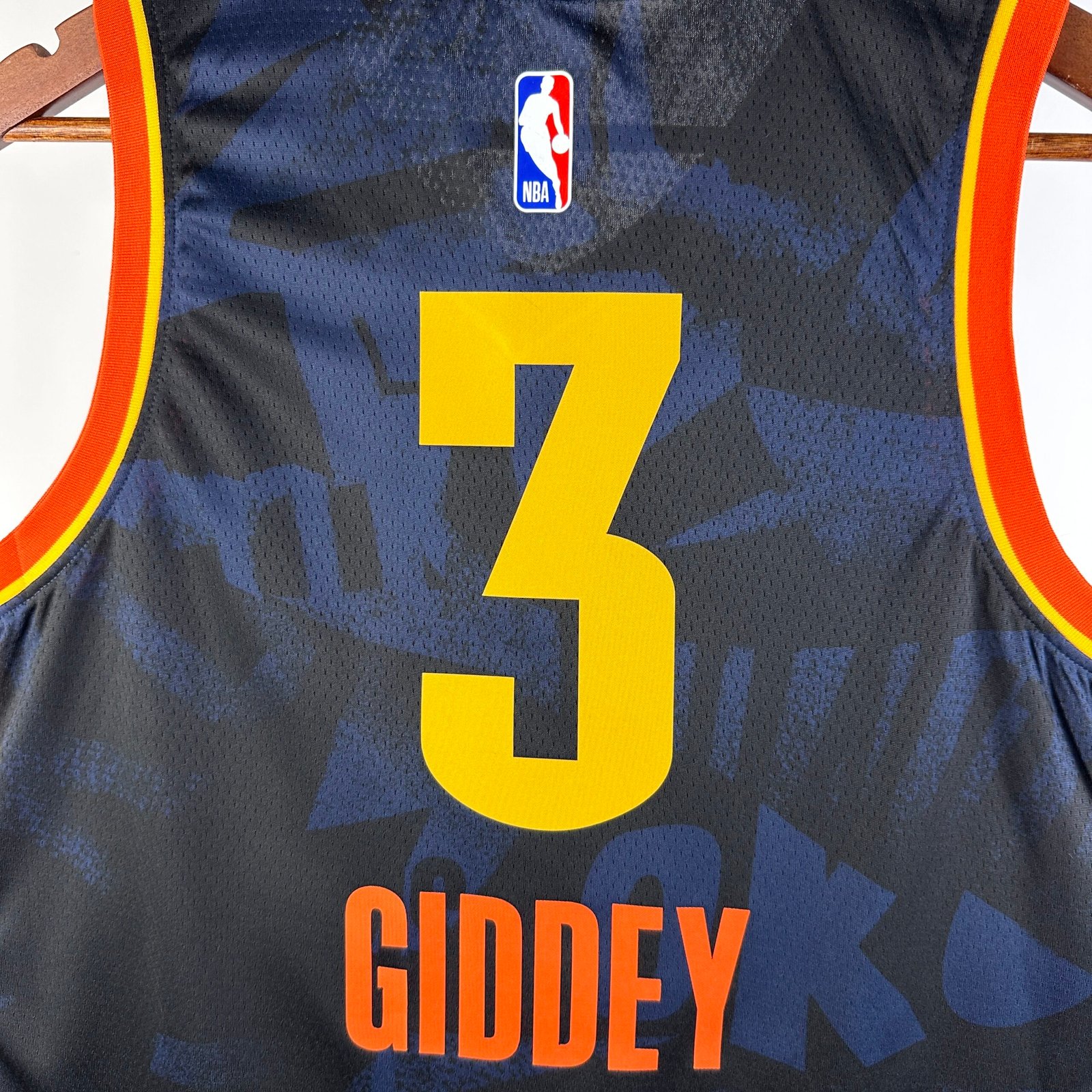 2024 Season Oklahoma City Thunder City Edition No. 3 Josh Giddey - Image 4