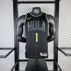 2024 Season New Orleans Pelicans City Edition No. 1 Zion Williamson