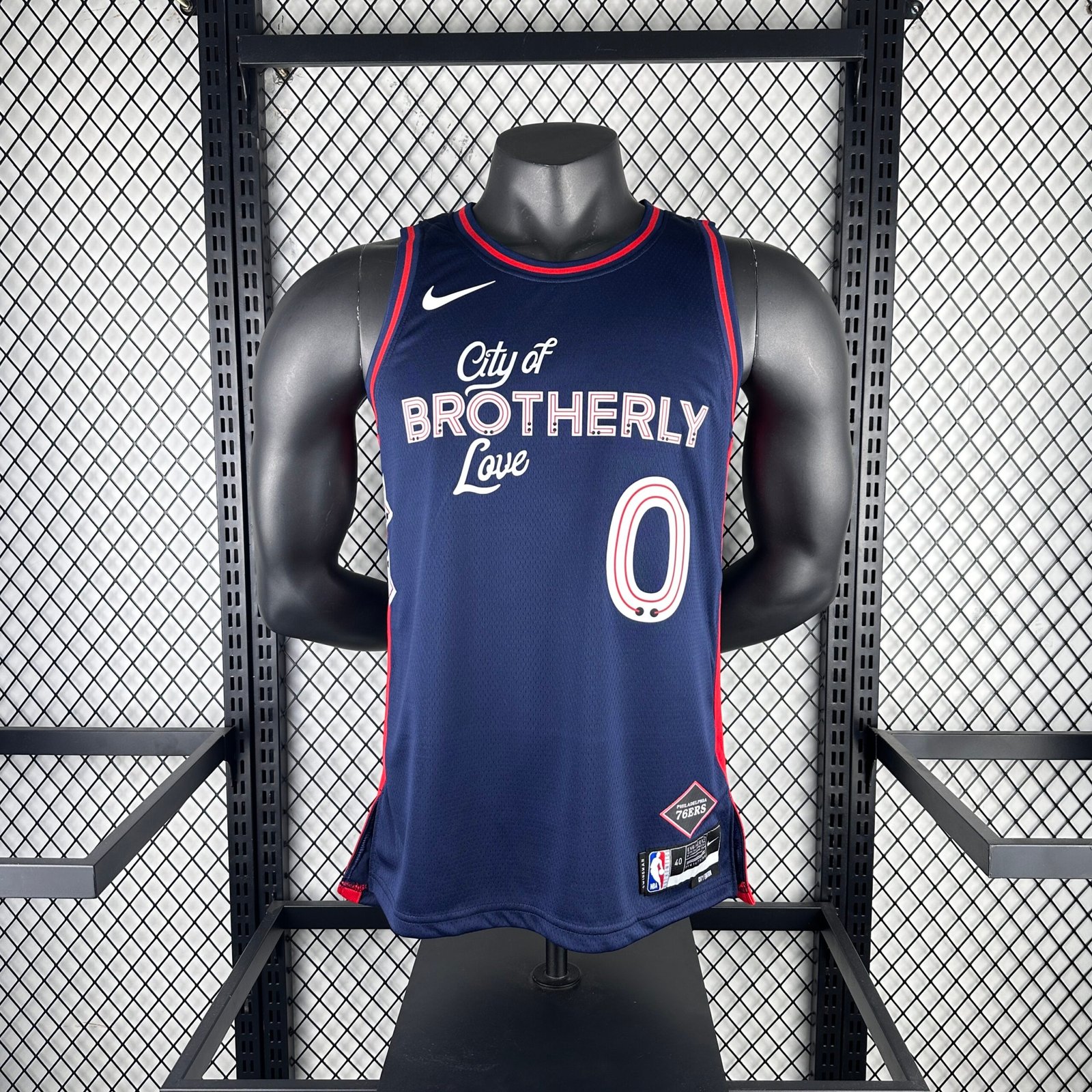 2024 Season Philadelphia 76ers City Edition No. 0 Tyrese Maxey