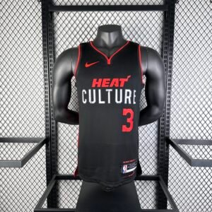 24th Season, Miami Heat, City Edition, No. 3, Dwyane Wade