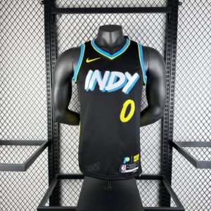 2024 Season Indiana Pacers City Edition No. 0 Tyrese Haliburton